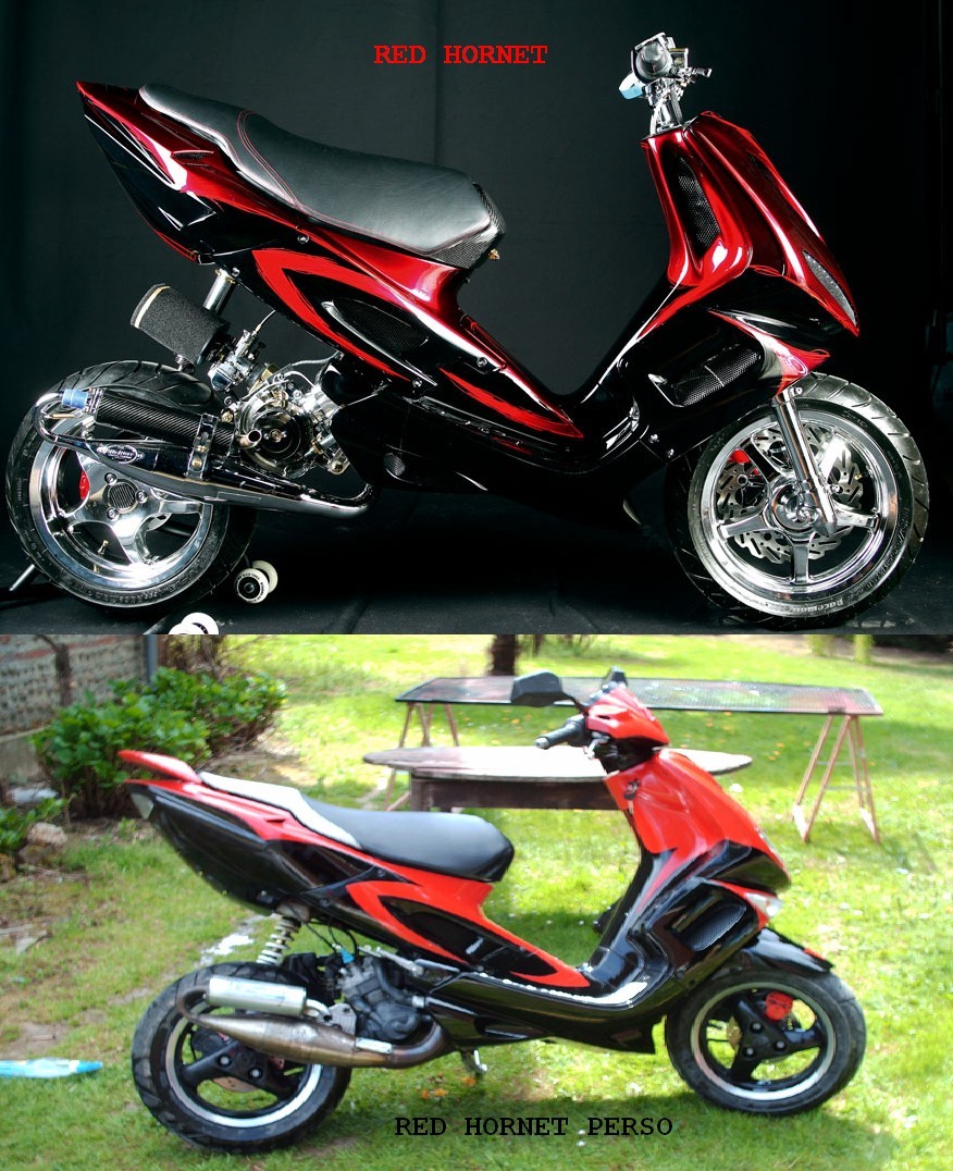 Peugeot Speedfight 2 Replica Red Hornet - Scootcustom